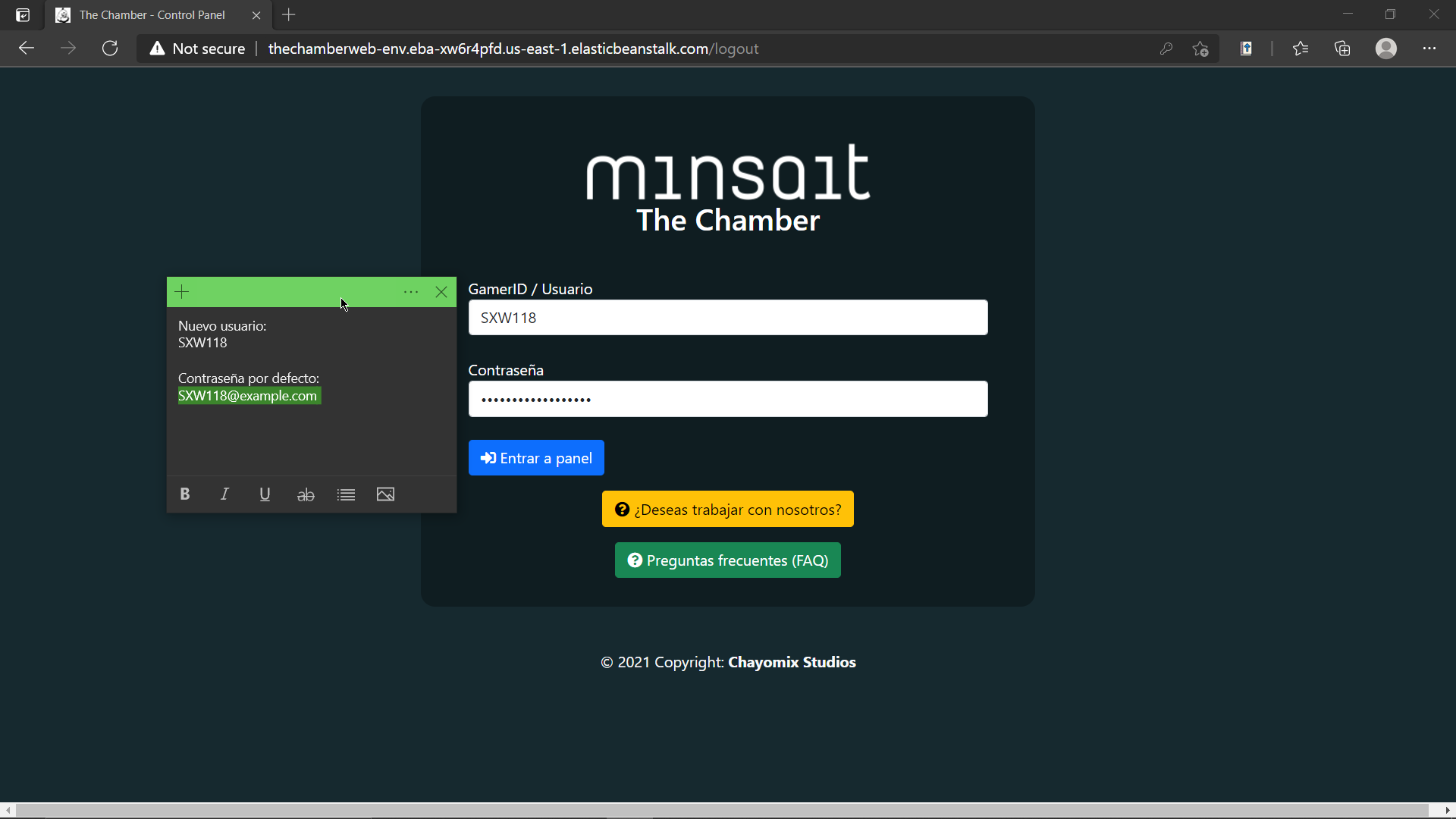 Minsait Login